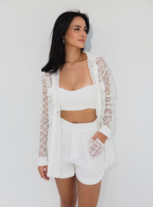 Camisa Tela Luna - Branca