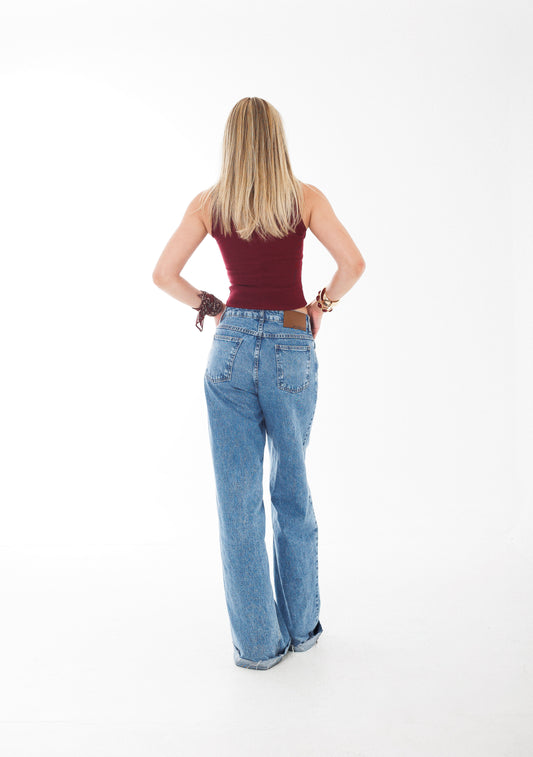 Jeans Ayla - Lavagem azul