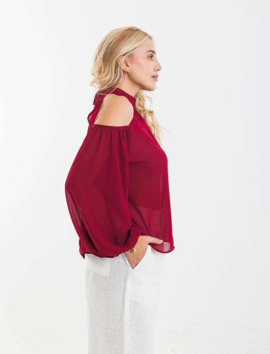 Blusa Amanda - Bordô