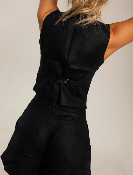 Colete Angelina Preto