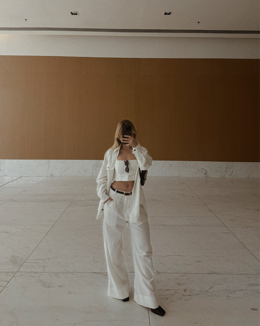 Calça Emma off-white